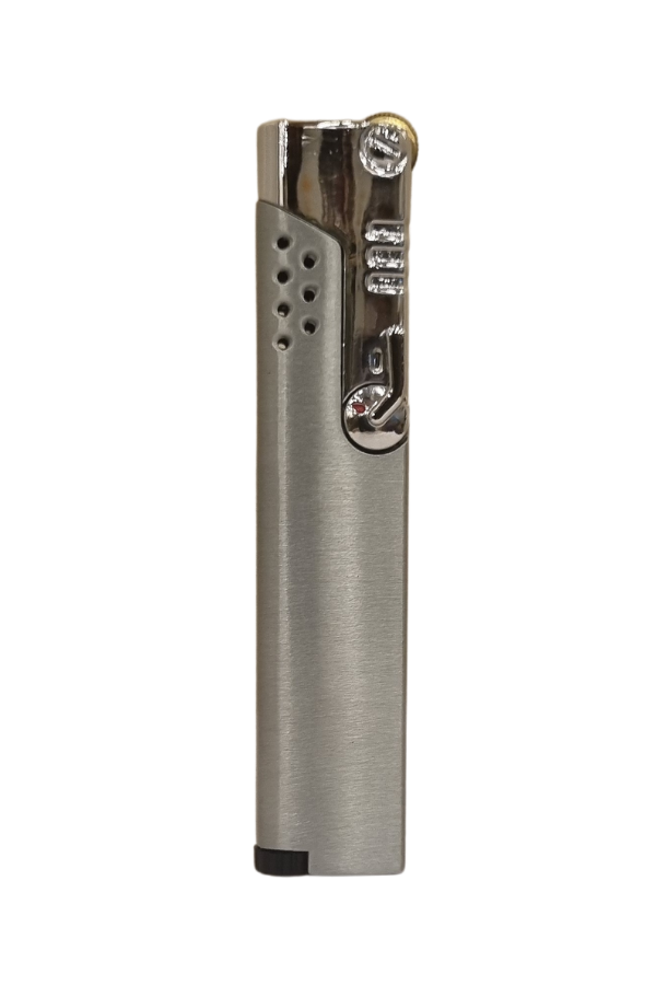 TR7636,PremiumQuality Tek Torch Pürmüz Gümüş Puro Çakmağı
