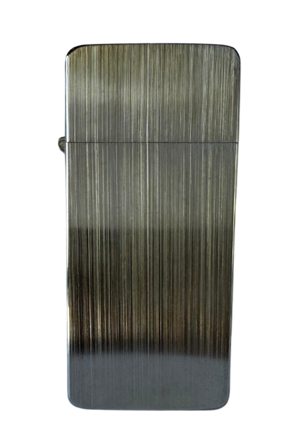 TR8670,PremiumQuality Fırçalı Gümüş Metal Benzinli Çakmak