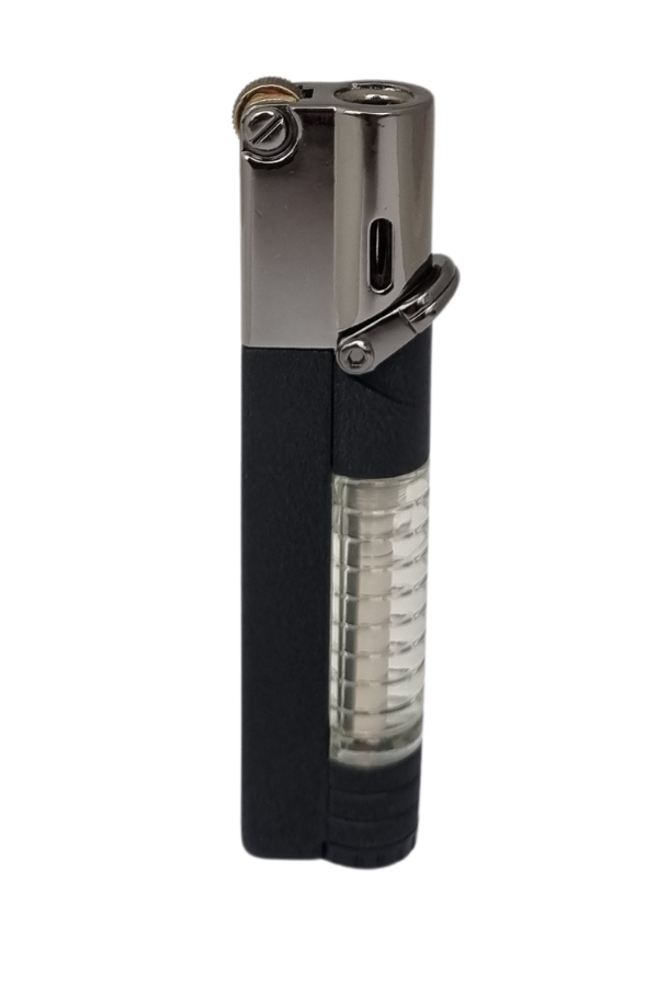 TR7637,PremiumQuality Tek Torch Pürmüz Siyah Puro Çakmağı