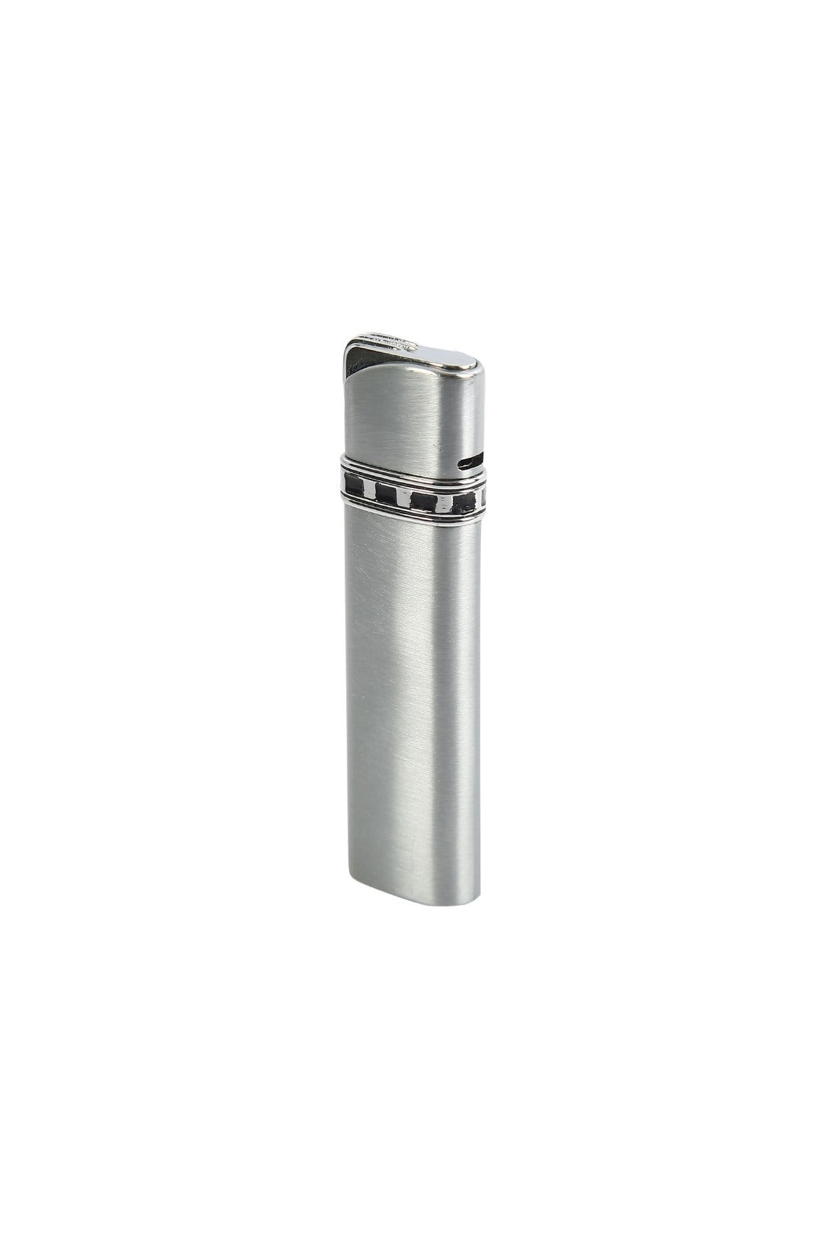 TR4786,Premium Quality Gümüş Tek Torch Puro Çakmağı