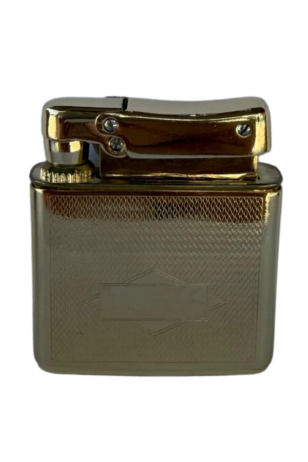 TR8610,Promise Tek Alevli Gold İşlemeli Metal Benzinli Çakmak