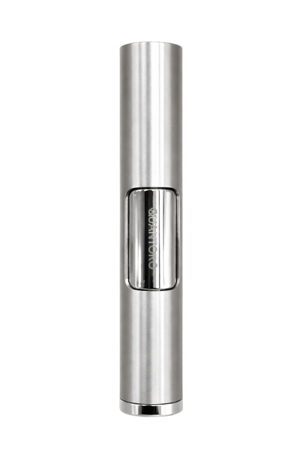 TRZ1052,Quantoro Tek Torch Pürmüz Gümüş Metal Puro Çakmağı