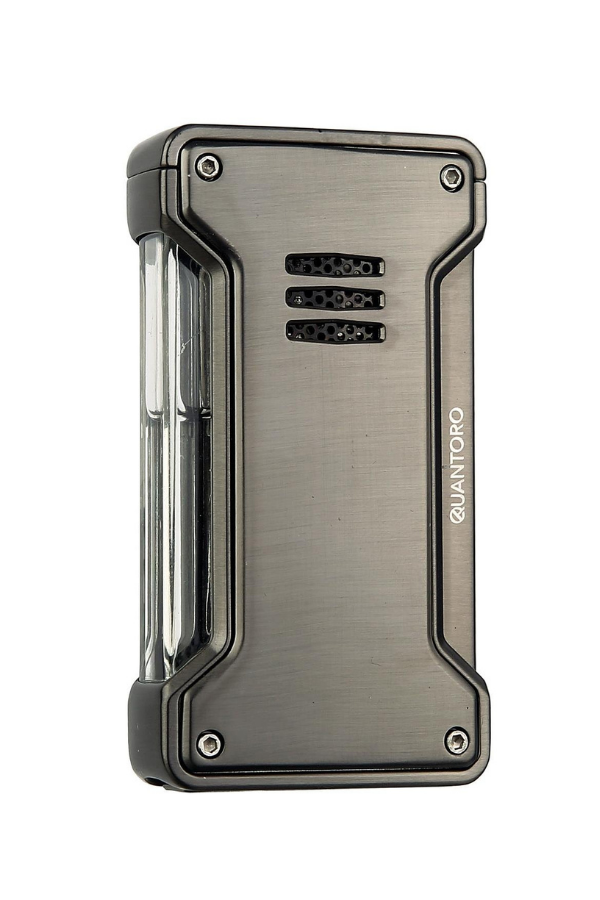 TRZ1020,Quantoro Tek Torch Pürmüz Gunmetal Metal Puro Çakmağı