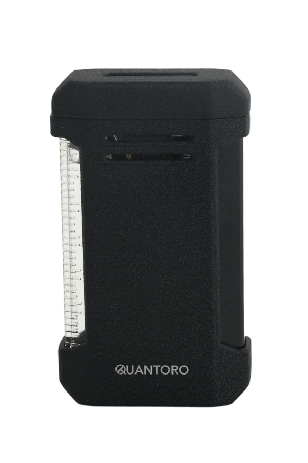 TRZ1100,Quantoro Perde Alev Delicili Siyah Metal Puro Çakmağı