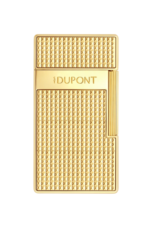 TR9140,S.T. Dupont Biggy Golden Diamond Head Puro Çakmağı 28119