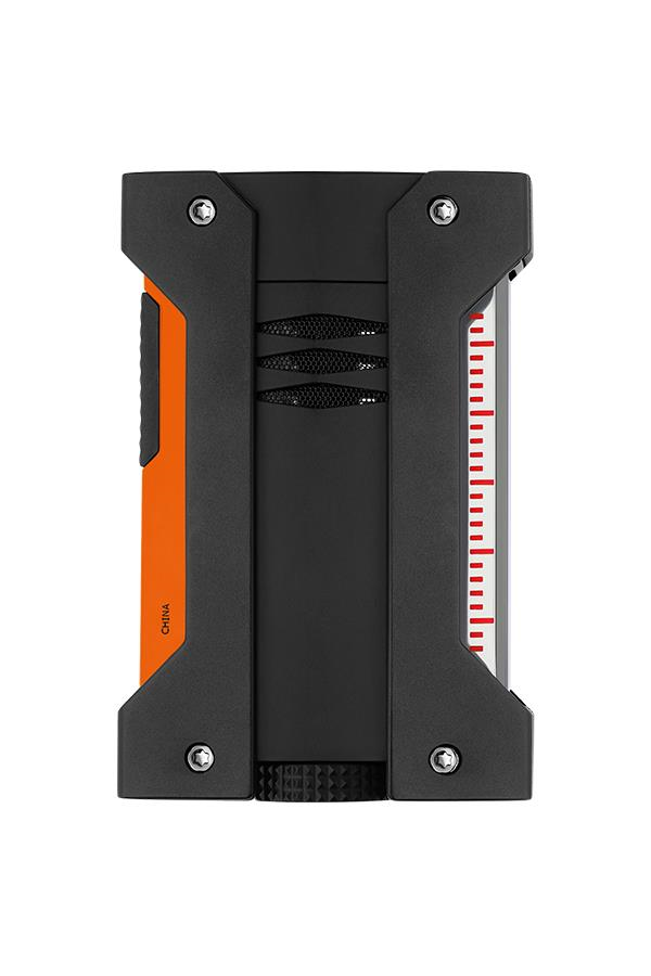 TR7492,S.T. Dupont Defi Extreme Neon Turuncu-Siyah Tek Torch Puro Çakmağı 21419