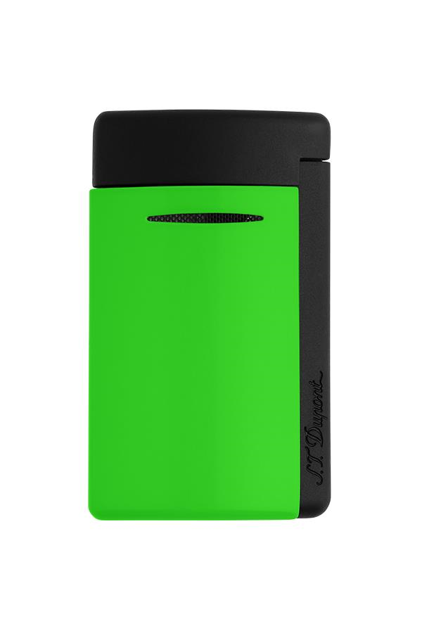 TR7485,S.T. Dupont Minijet Lacquered Neon Yeşil Puro Çakmağı 10872