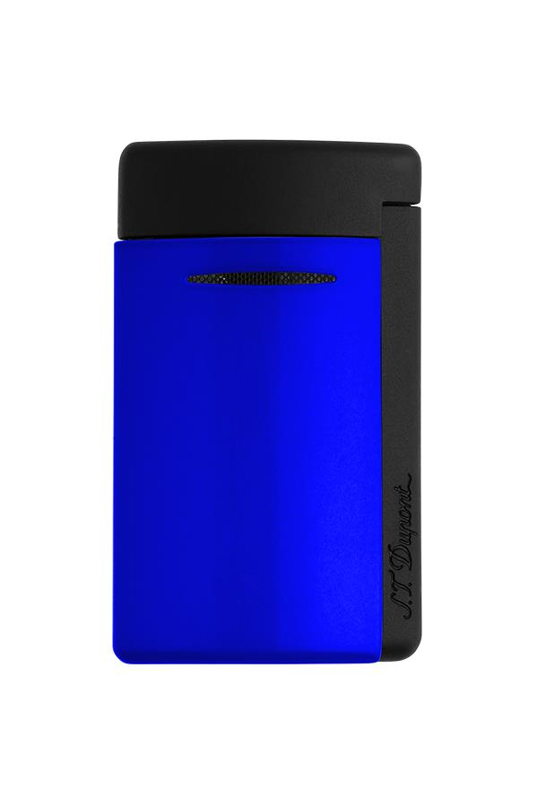 TR7484,S.T. Dupont Minijet Lacquered Neon Mavi Puro Çakmağı 10871