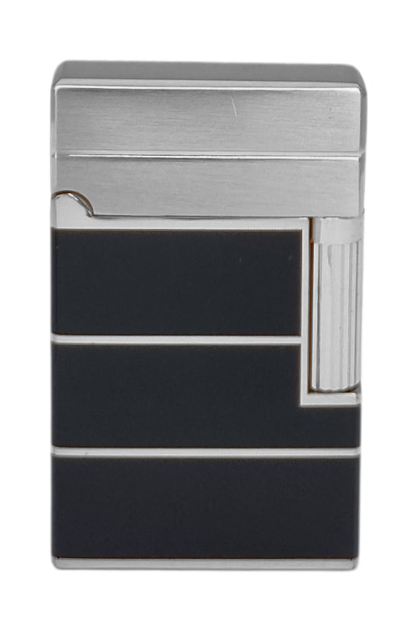 TR7700,Vindiesel Soft Flame Siyah-Gümüş Çizgili Çakmak