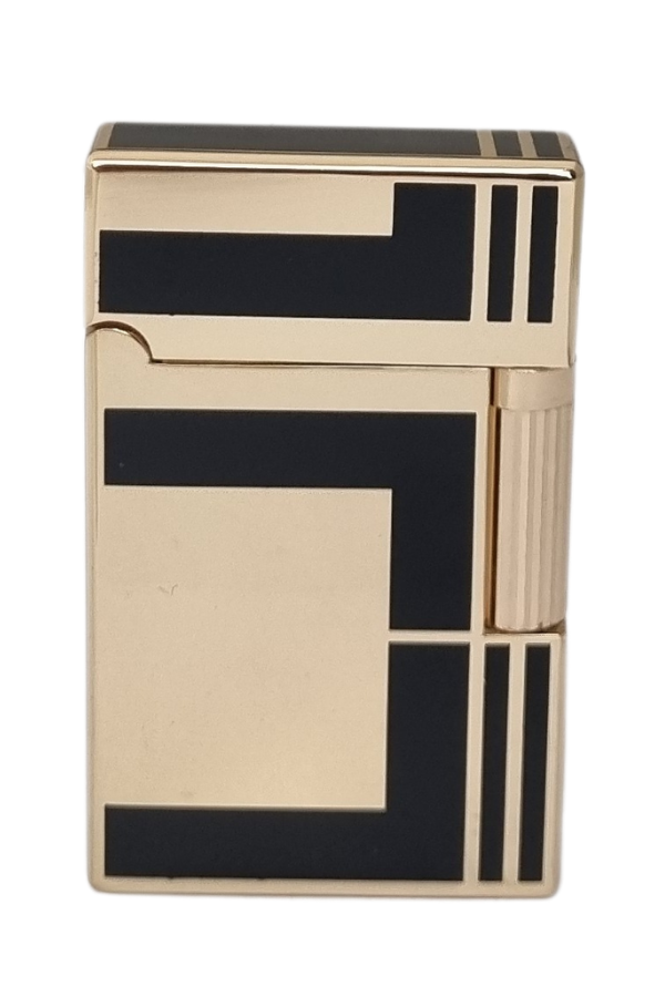 TR7702,Vindiesel Soft Flame Siyah-Gold Desenli Çakmak
