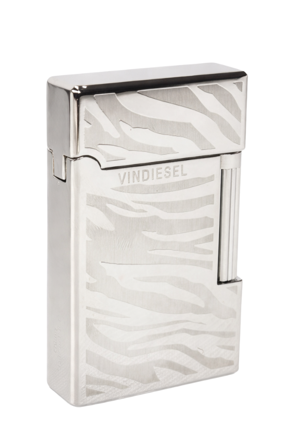 TR9651,Vindiesel Soft Flame Gümüş Desenli Çakmak