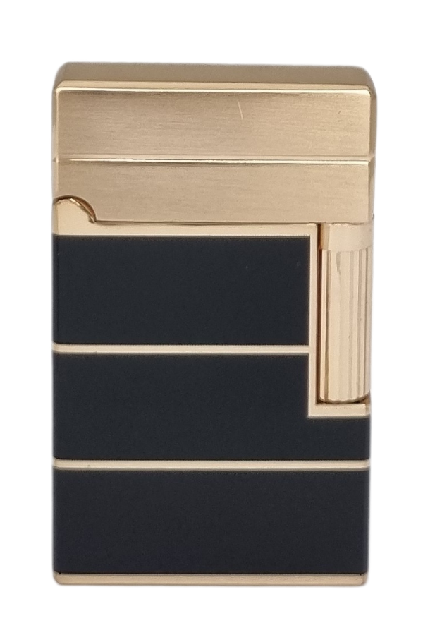 TR7705,Vindiesel Soft Flame Siyah-Gold Desenli Çakmak
