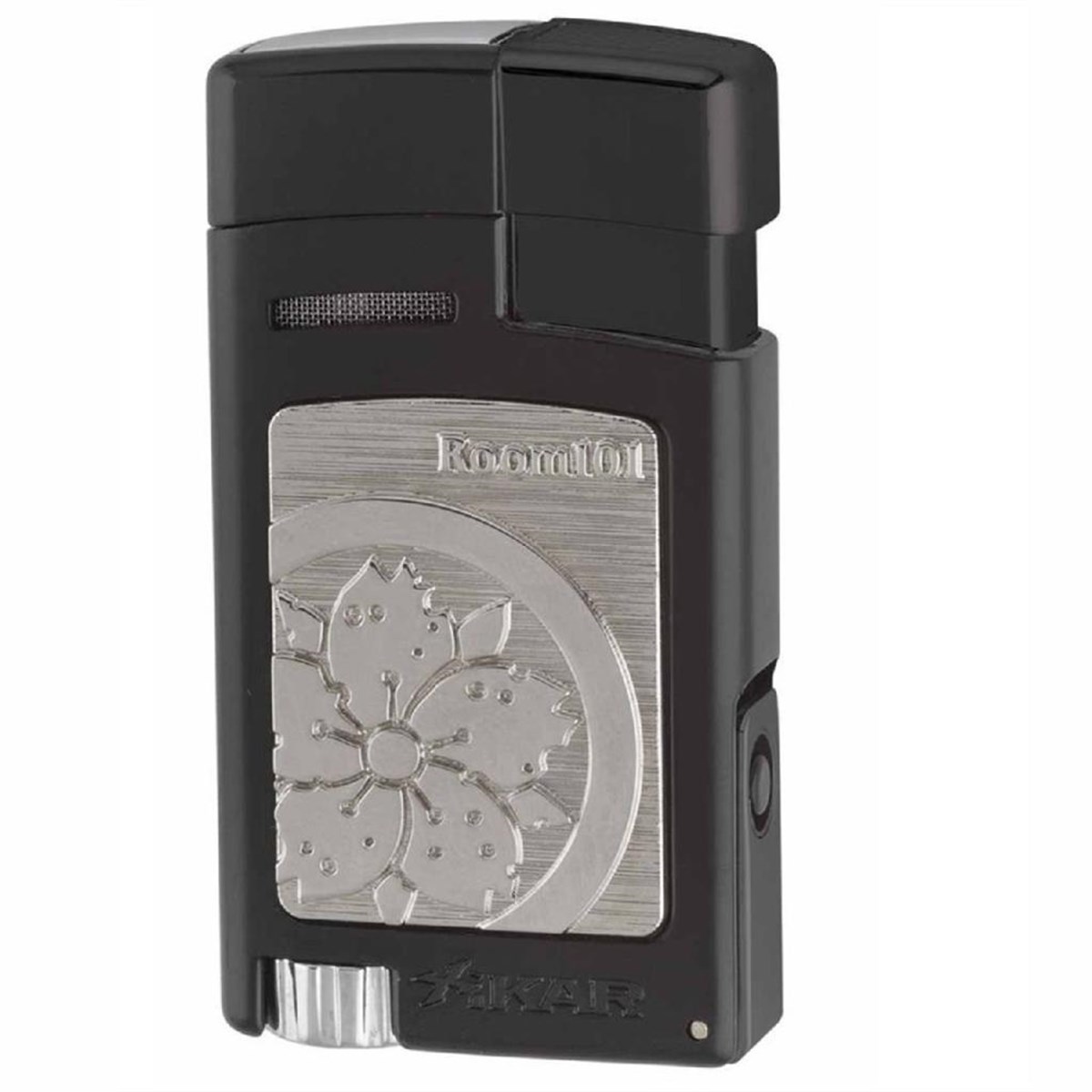 TR1205,Xikar Forte Sakura Tek Torch Siyah Puro Çakmağı