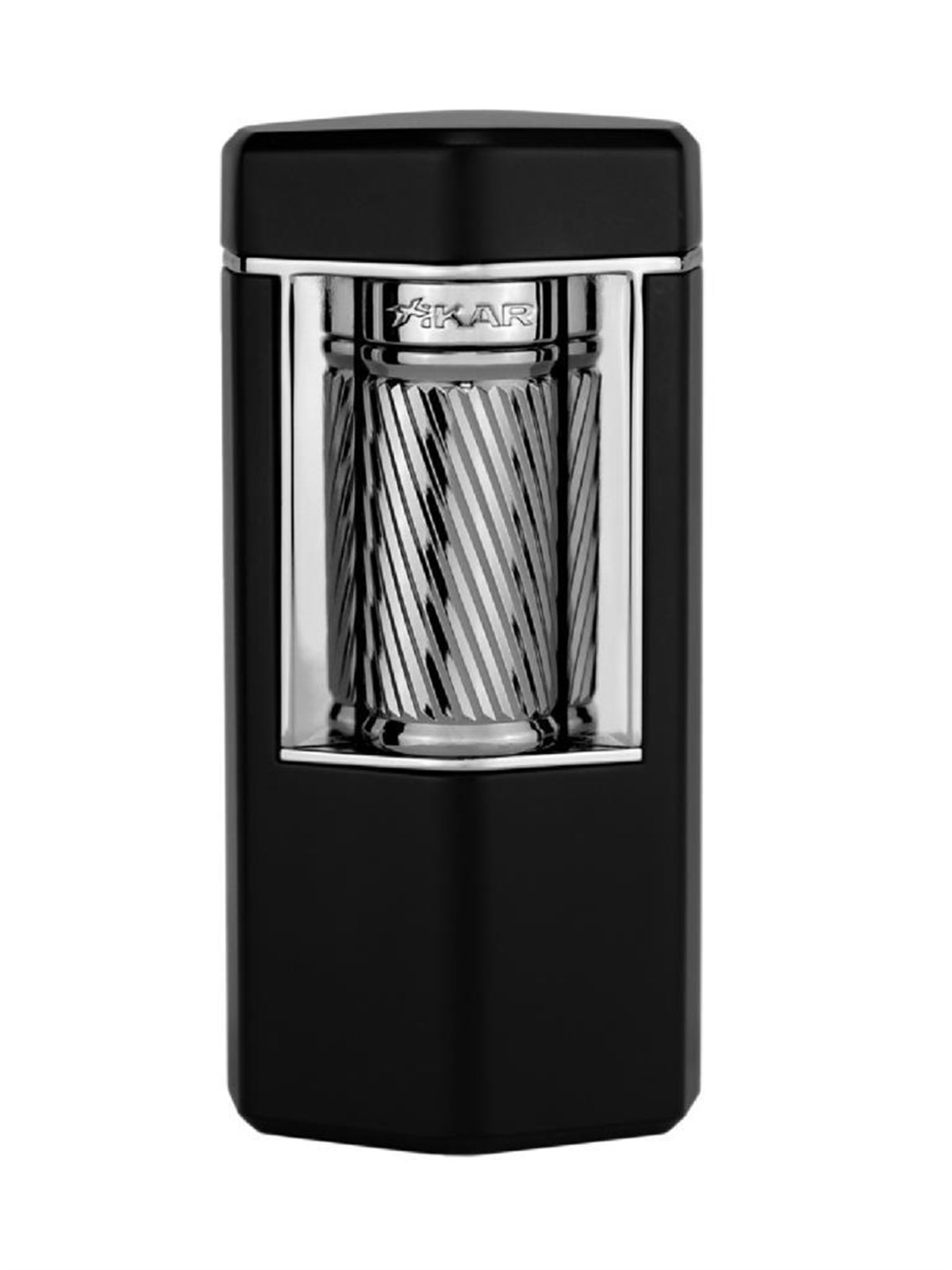 TR2817,Xikar Meridian Single Lighter Siyah Gunmetal Puro Çakmağı