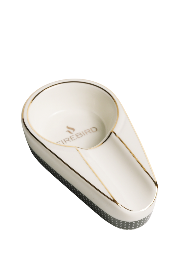 TRM3007,Firebird Beyaz-Siyah Tekli Porselen Puro Küllüğü