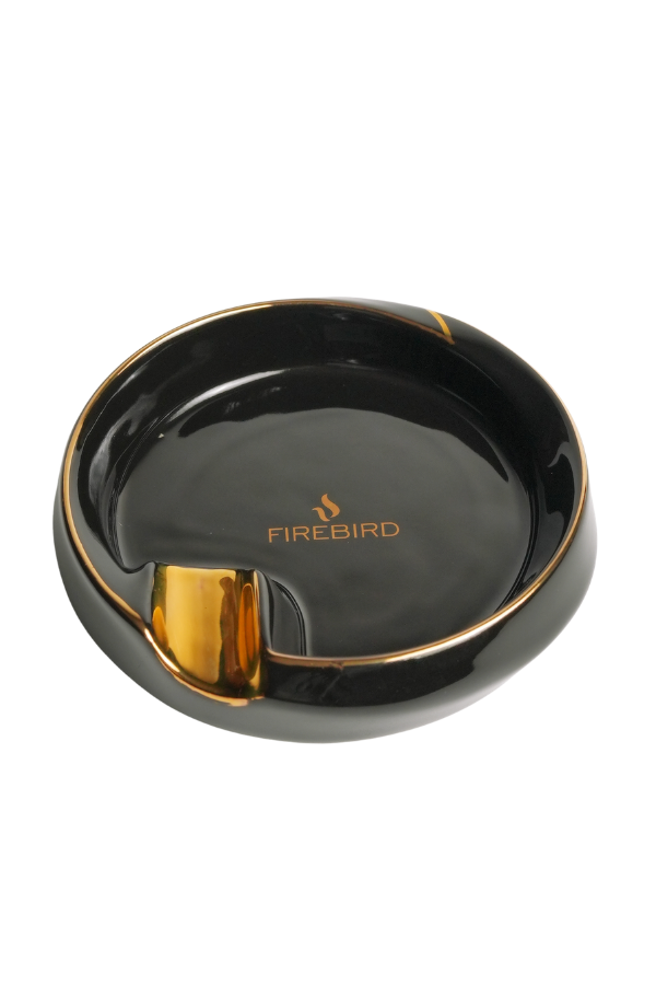 TRM3016,Firebird Siyah-Gold Tekli Porselen Puro Küllüğü