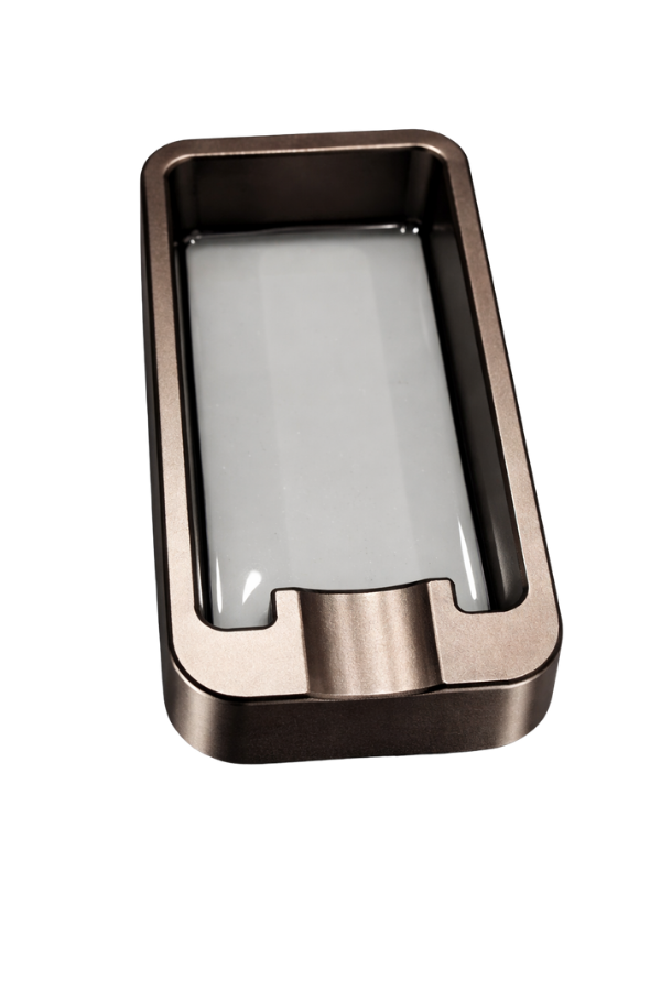 TR9313,PremiumQuality Gümüş - Gunmetal Tekli Puro Küllüğü