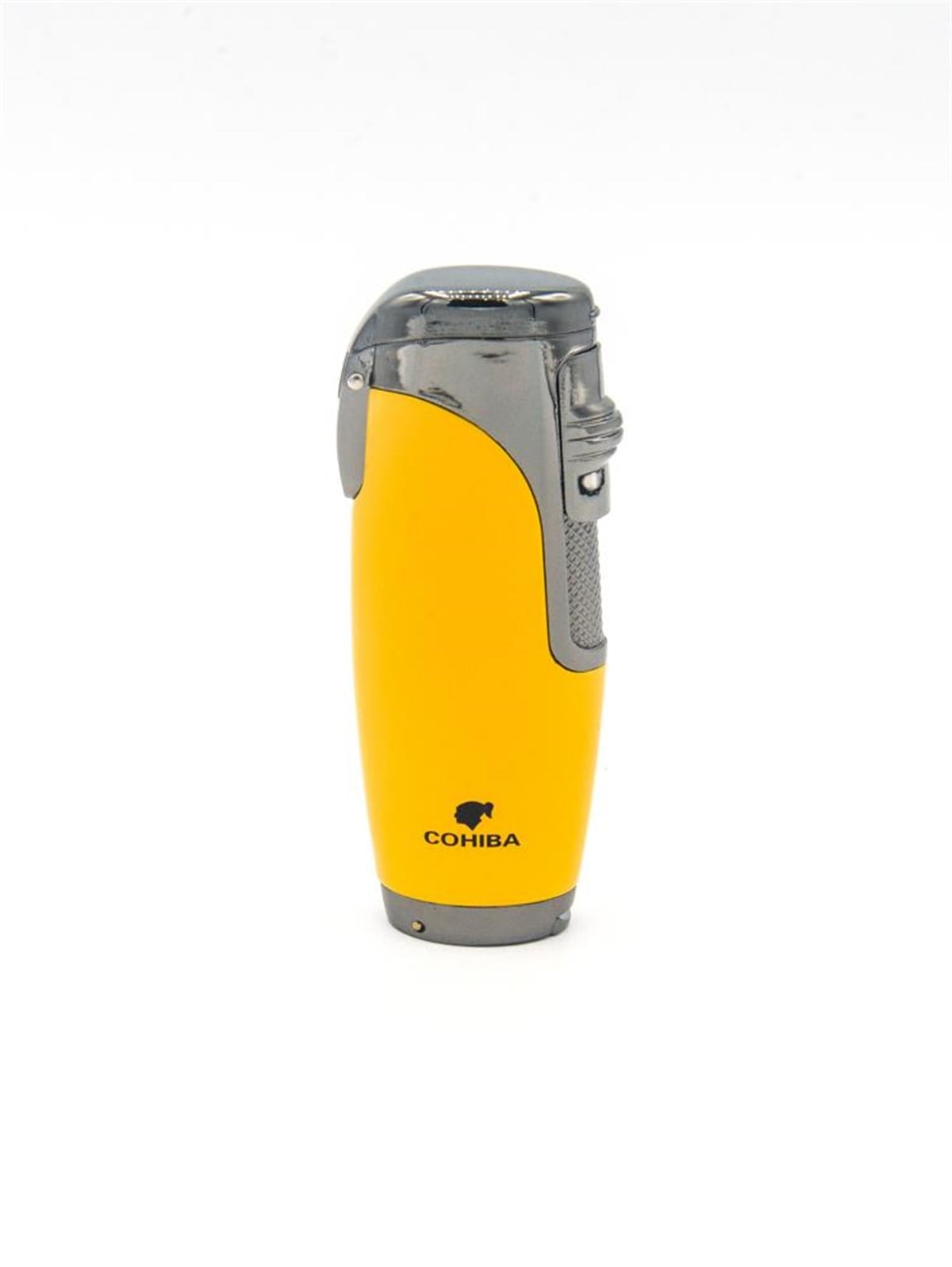 TR1355,Cohiba 3 Torch Sarı-Gunmetal Puro Çakmağı