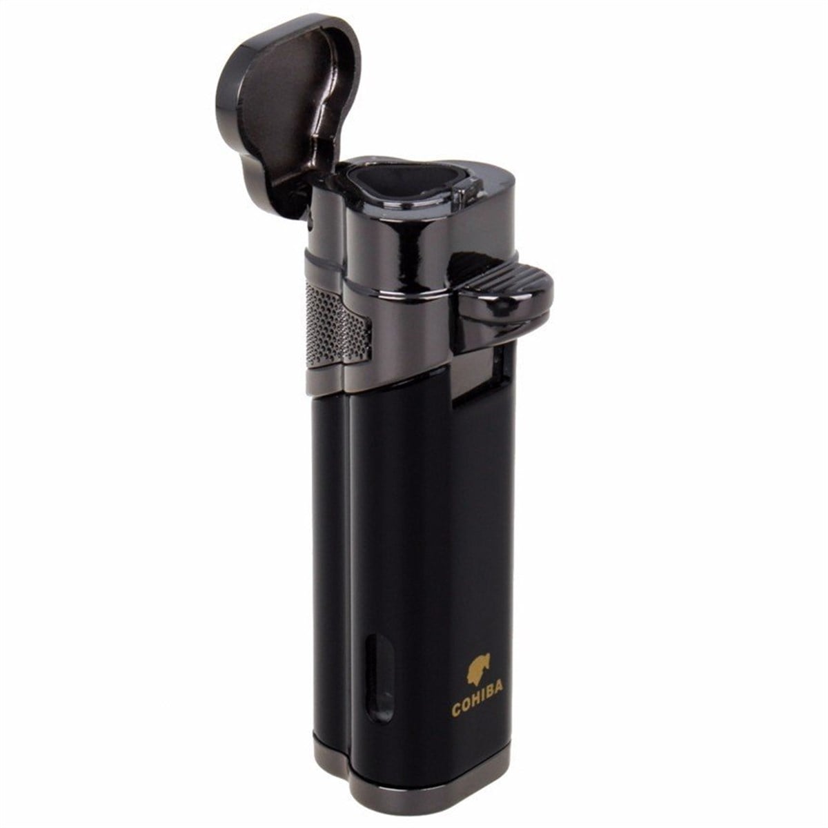 TR877,Cohiba 3 Torch Siyah Puro Çakmağı