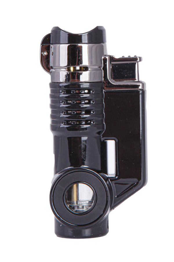 TR7906,Cohiba 3 Torch Pürmüz Siyah-Gunmetal Metal Puro Çakmağı