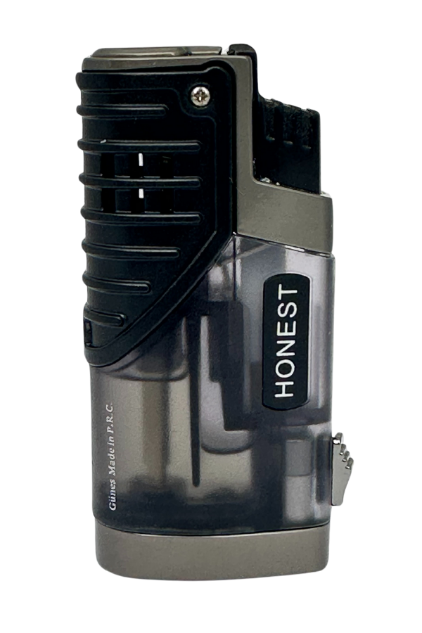 TR7654,Honest 3 Torch Pürmüz Siyah Puro Çakmağı