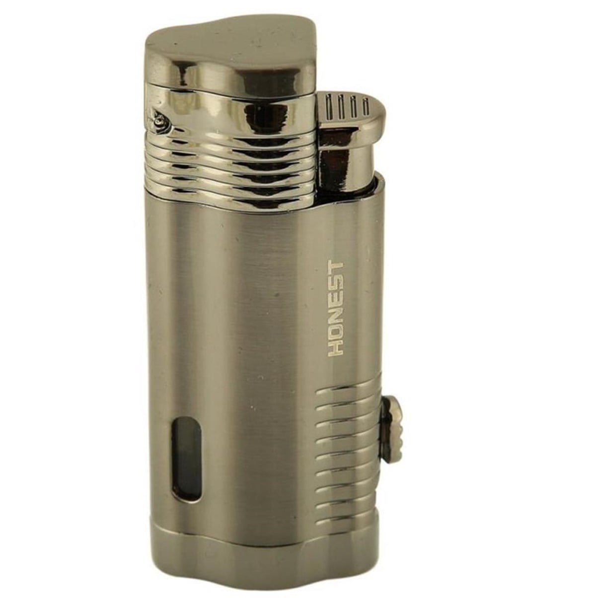 TR1175,Honest 3 Torch Gunmetal Puro Çakmak