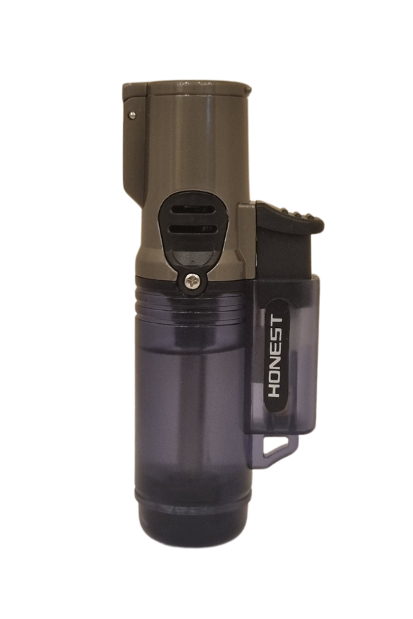 TR7633,Honest 3 Torch Pürmüz Siyah Puro Çakmağı