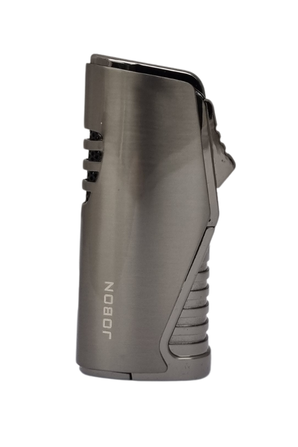 TR7632,Jobon 3 Torch Pürmüz Gümüş Puro Çakmağı