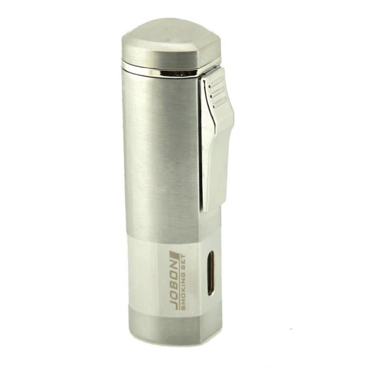 TR1178,Jobon 3 Torch Gümüş Puro Çakmak