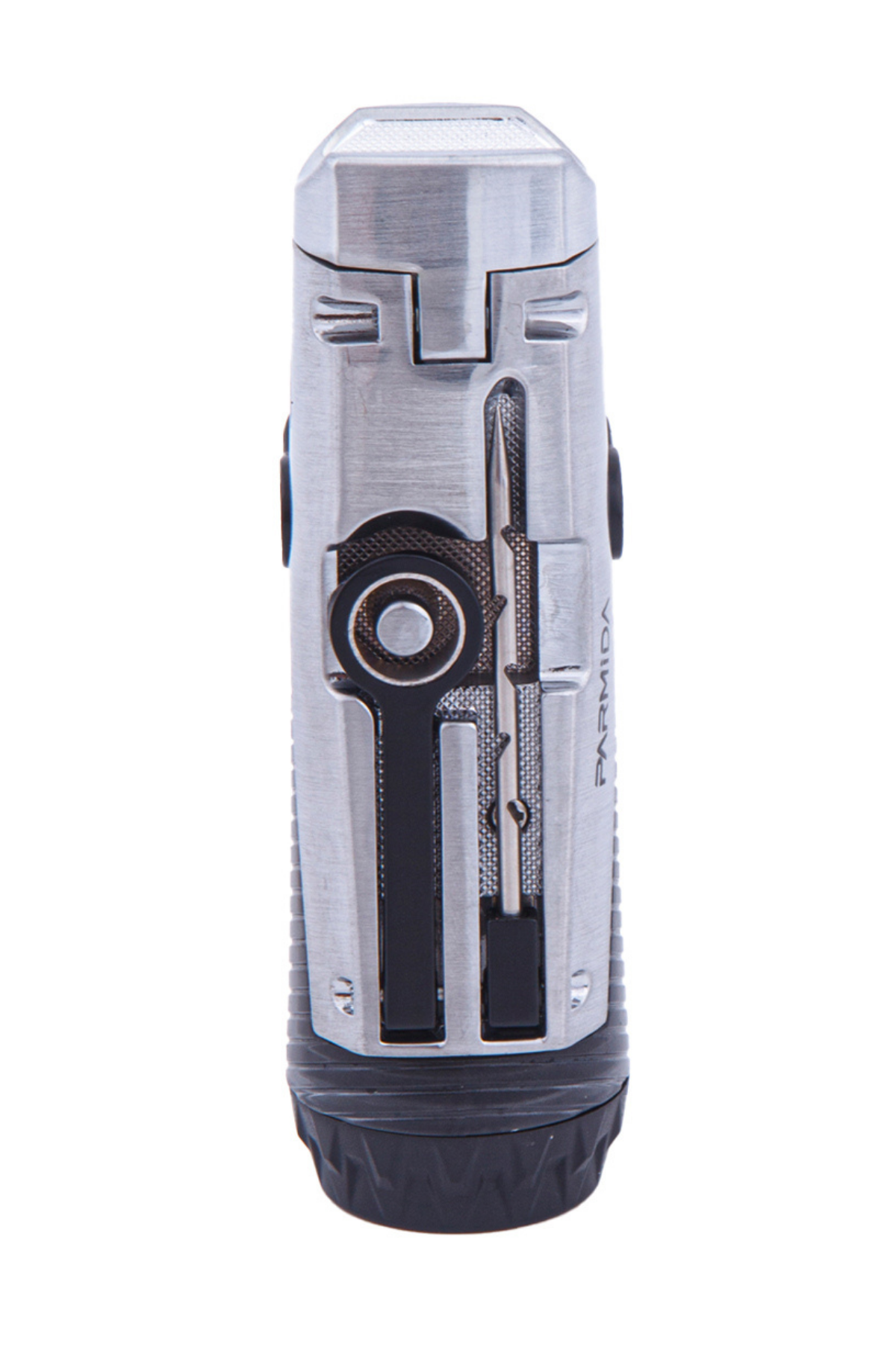 TR5850,Parmida 3 Torch Siyah-Gümüş Puro Çakmağı