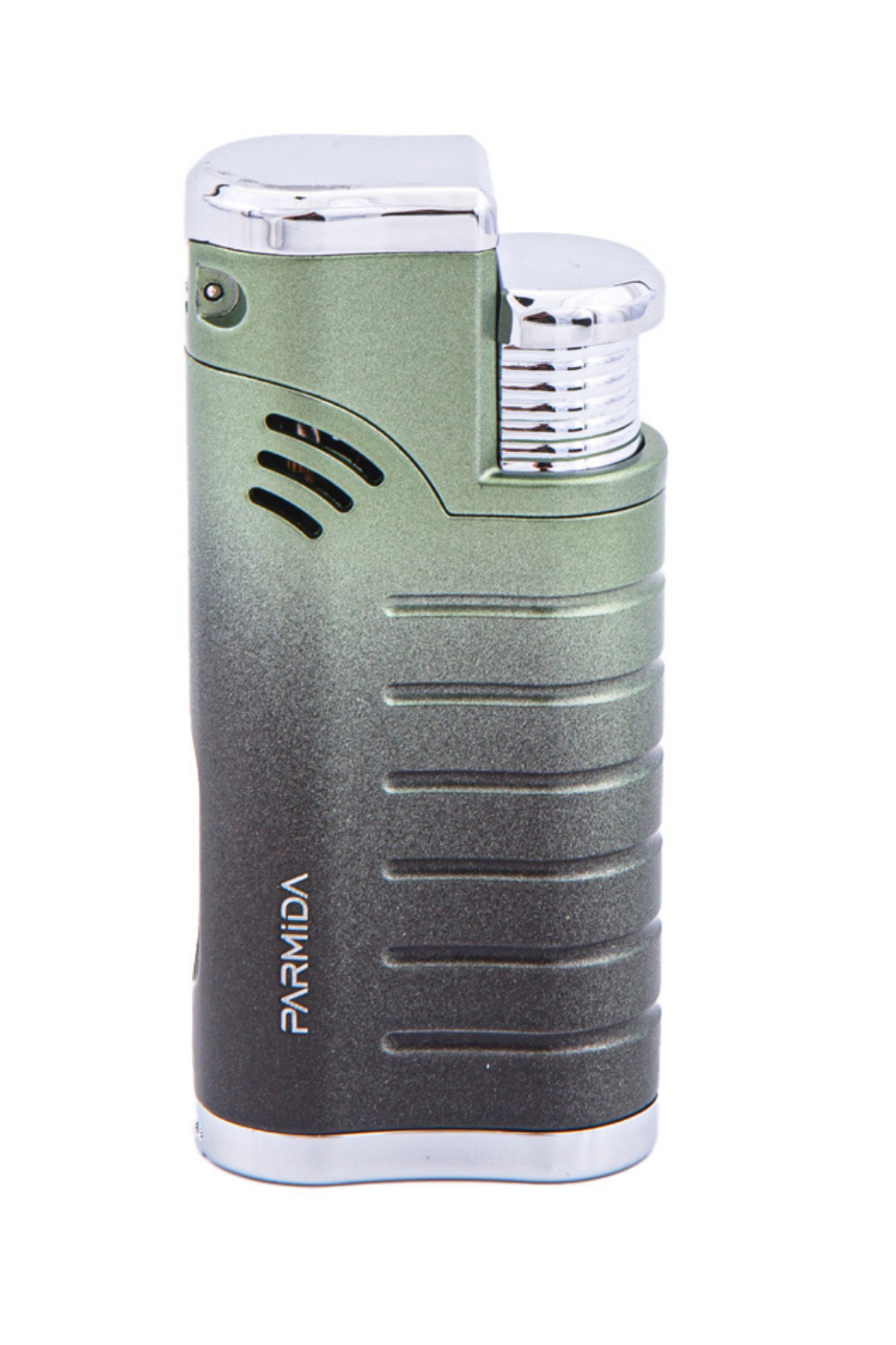 TR5954,Parmida 3 Torch Yeşil-Gri Puro Çakmağı