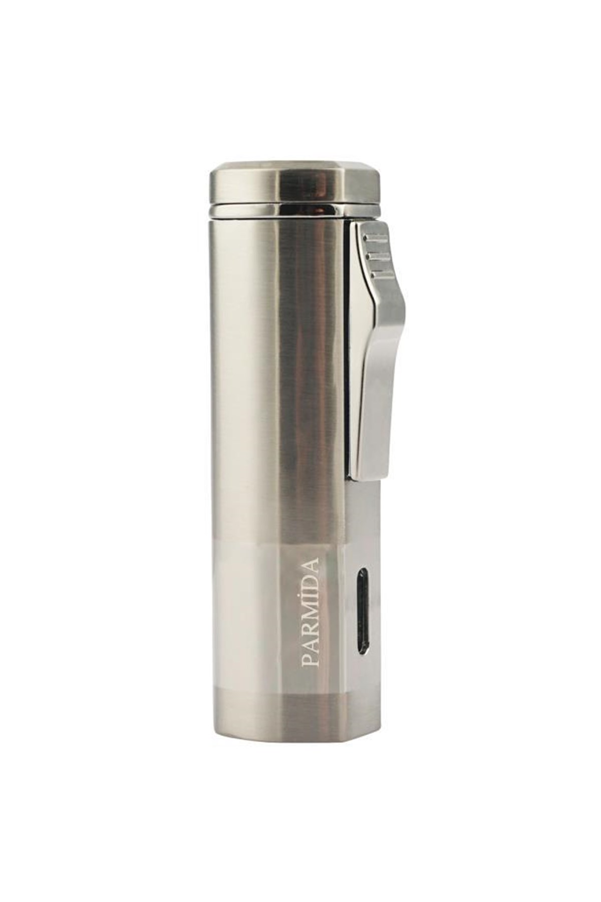 TR2837,Parmida 3 Torch Gunmetal Puro Çakmağı