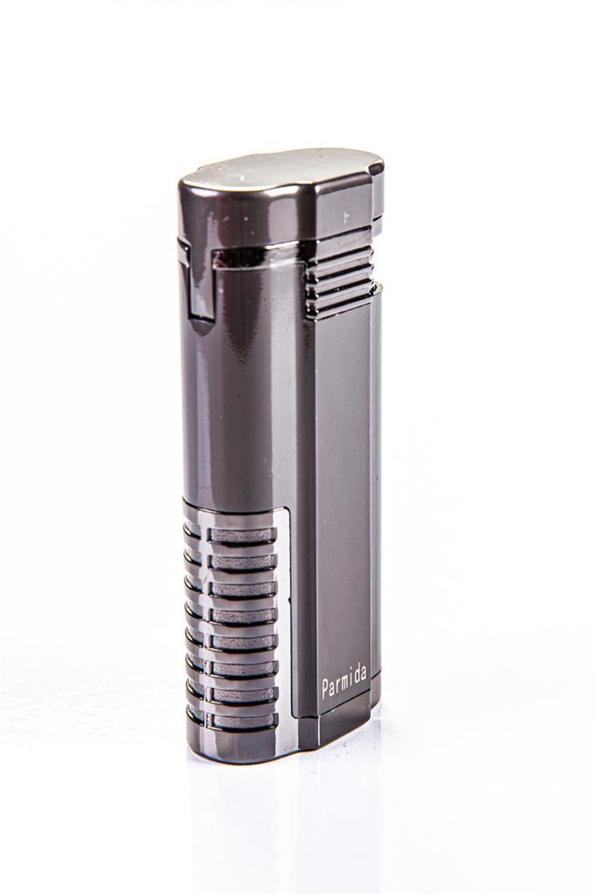 TR2402,Parmida 3 Torch Gunmetal Puro Çakmağı