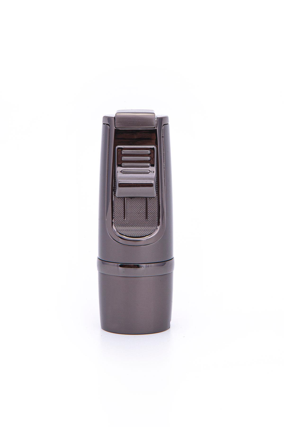 TR7210,Parmida 3 Torch Pürmüz Gunmetal Metal Puro Çakmağı