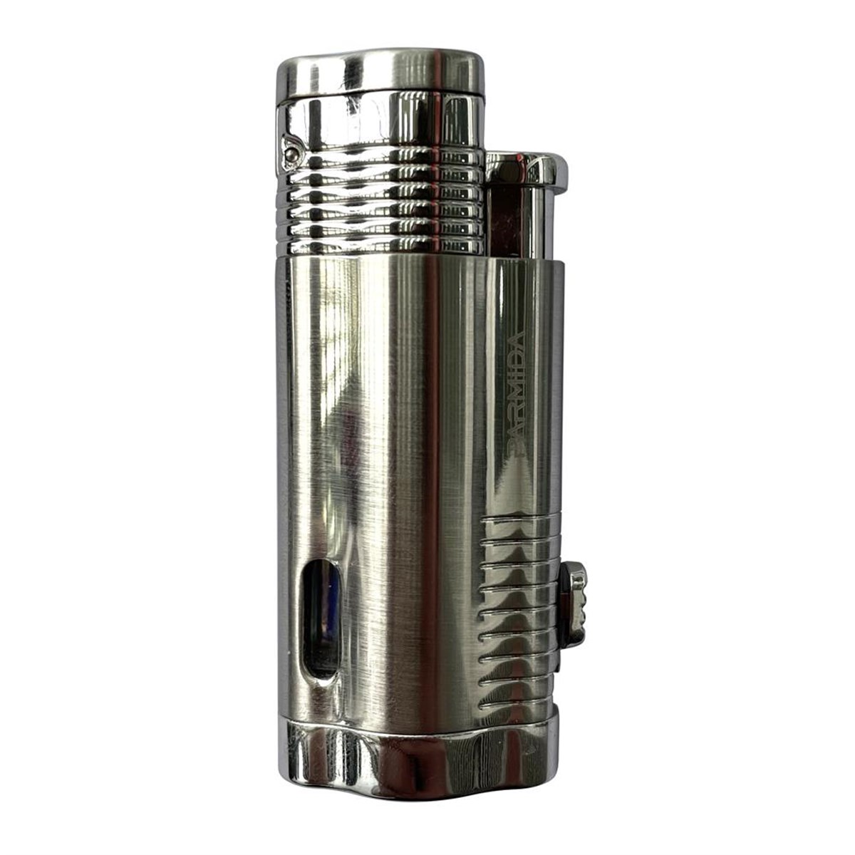 TR3507,Parmida 3 Torch Gümüş Puro Çakmağı