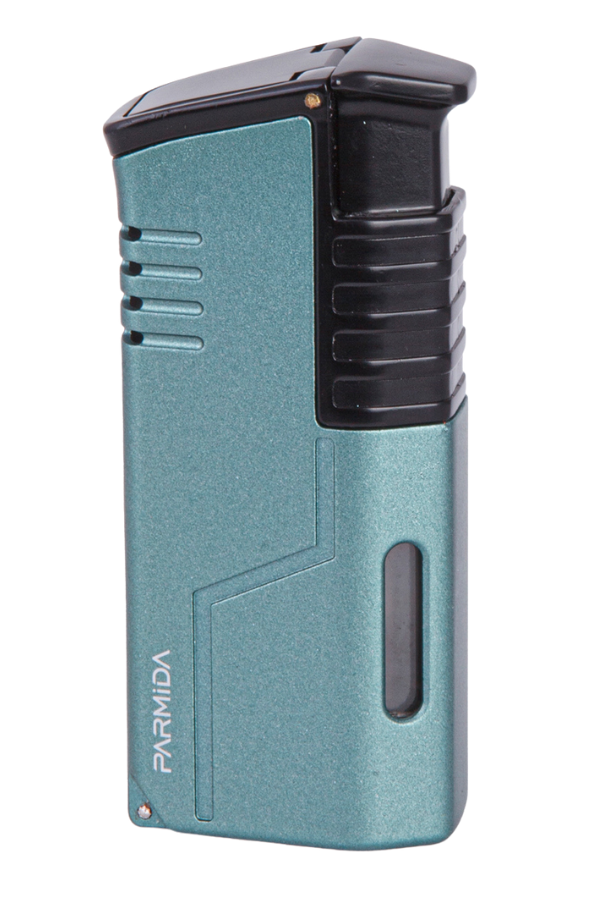 TR7863,Parmida 3 Torch Pürmüz Gunmetal-Siyah Metal Puro Çakmağı