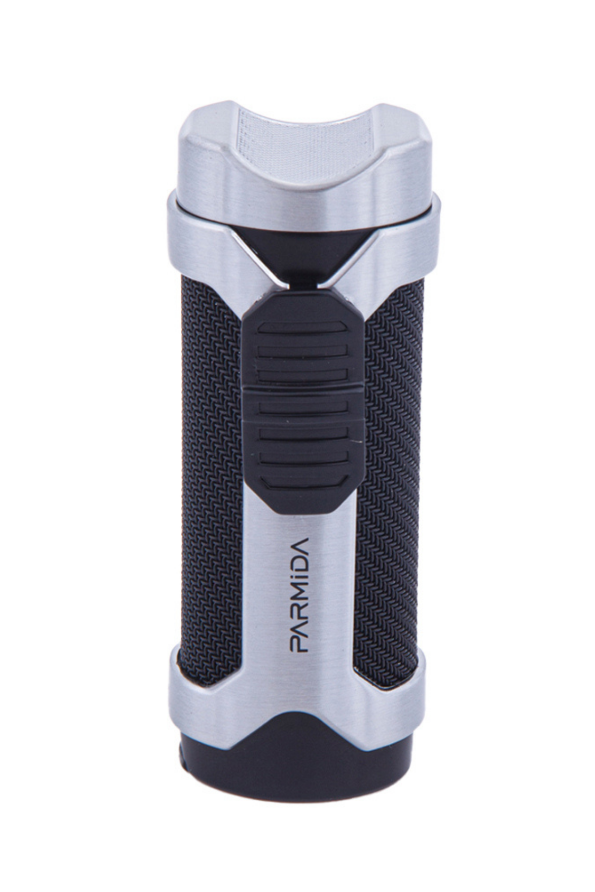 TR5841,Parmida 3 Torch Siyah-Gümüş Puro Çakmağı