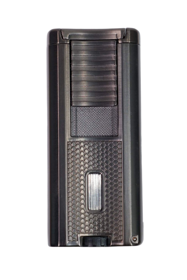 TR9039,Parmida 3 Torch Pürmüz Gunmetal Puro Çakmağı
