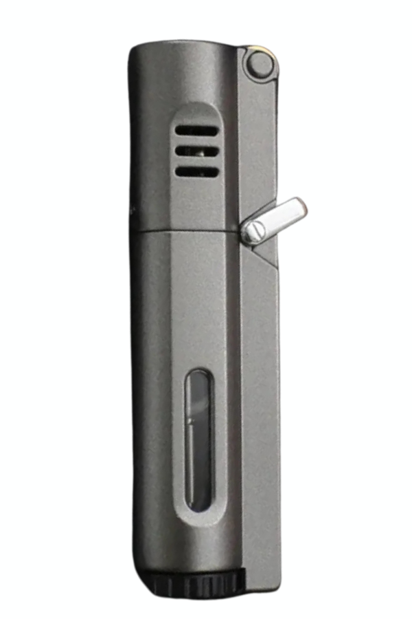 TR8585,PremiumQuality Gunmetal 3 Torch Pürmüz Metal Puro Çakmağı