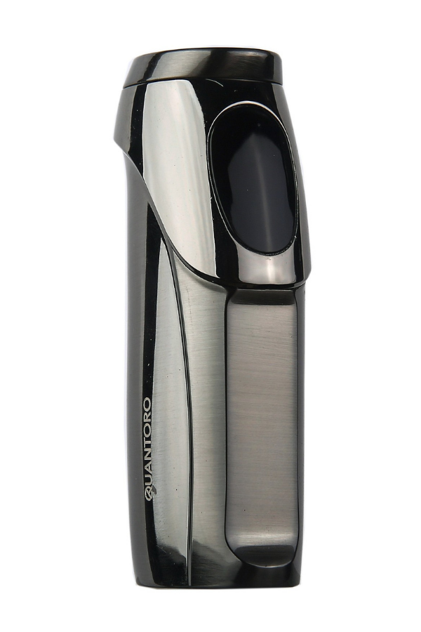 TRZ1065,Quantoro 3 Torch Pürmüz Elektrikli Gunmetal Metal Puro Çakmağı