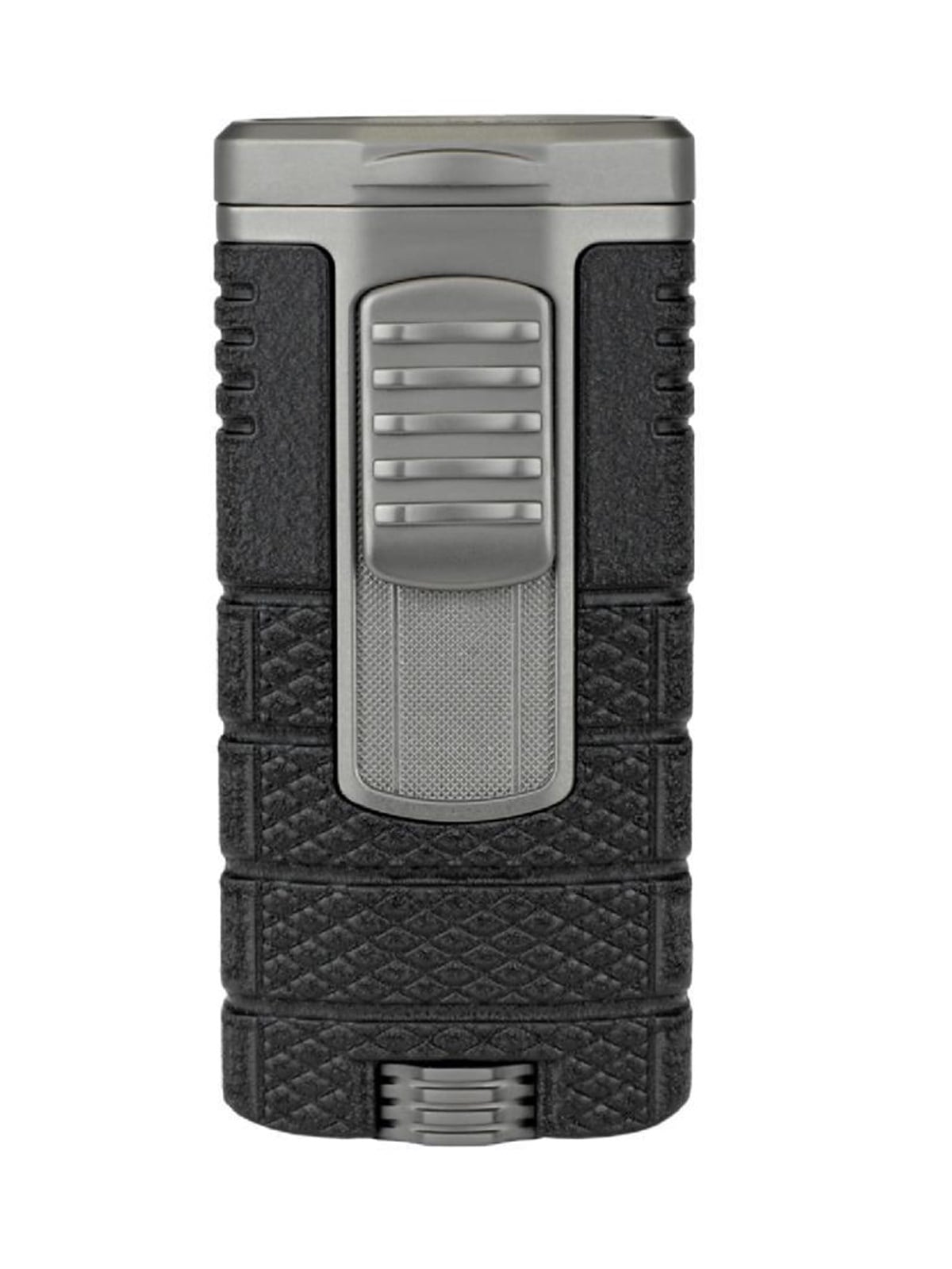 TR2806,Xikar Tactical Triple Lighter Black Gunmetal Puro Çakmağı