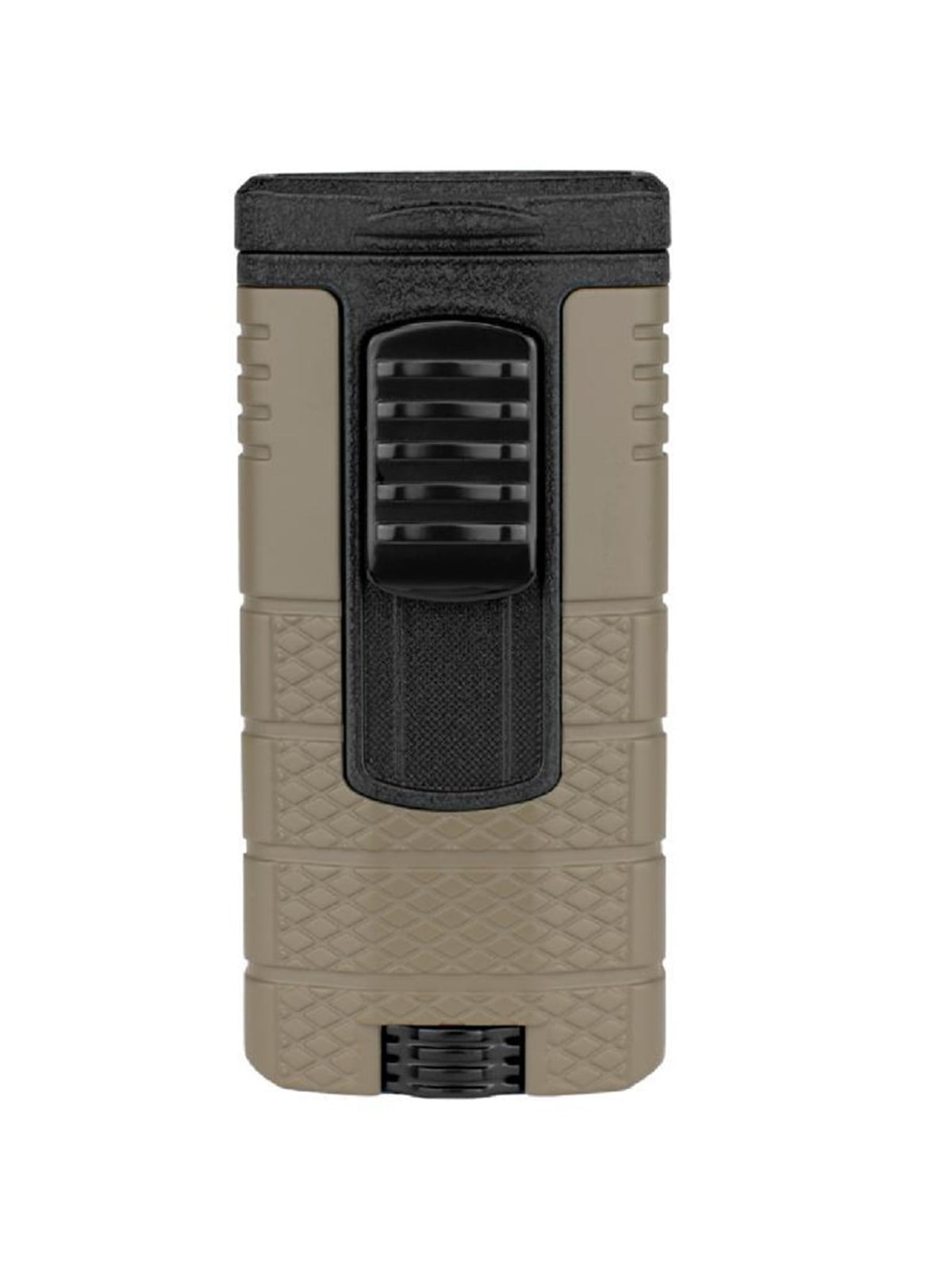 TR2808,Xikar Tactical Triple Lighter Tan Black Puro Çakmağı