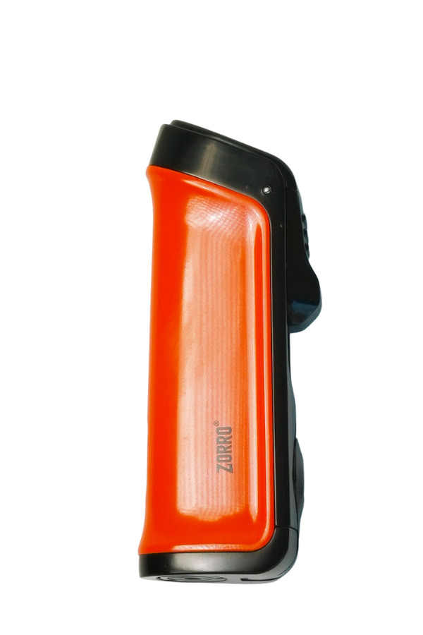 TRM1008,Zorro 3 Torch Pürmüz Turuncu Siyah Metal Puro Çakmağı