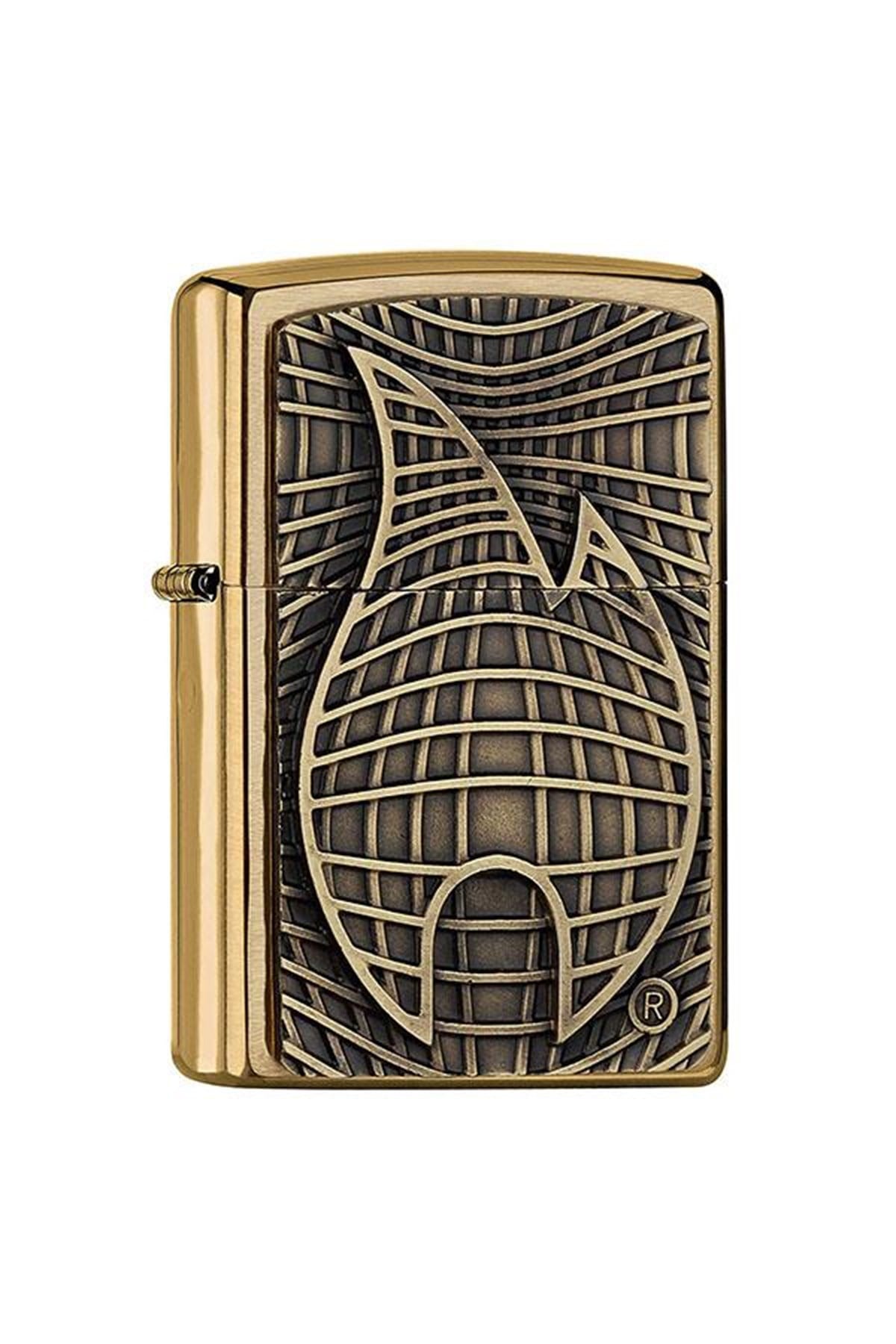 TR5052,Zippo Çakmak 2005336 PL 204B Zippo Flame Brass