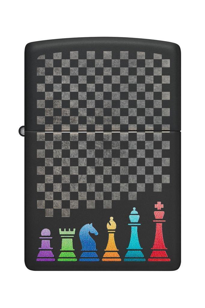 TR6622,Zippo Çakmak 48662-106758 218C Chess Pieces Design