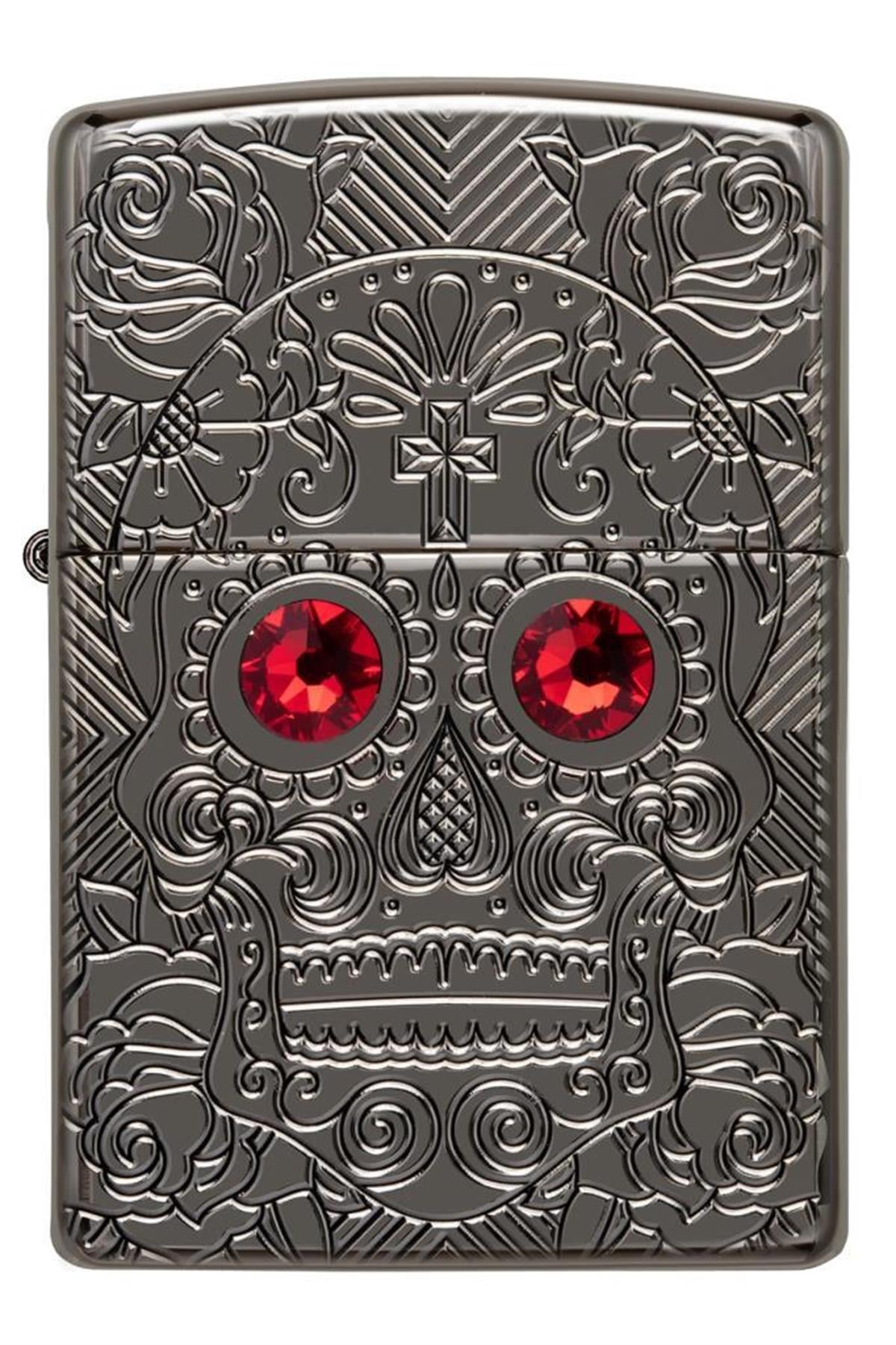 TR5804,Zippo Çakmak 49300-083349 Crystal Skull Design