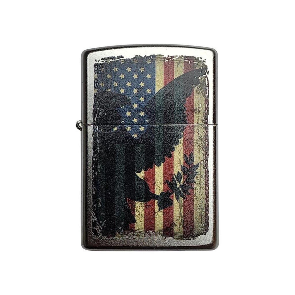 TR3849,Zippo Çakmak American Flag Eagle Design