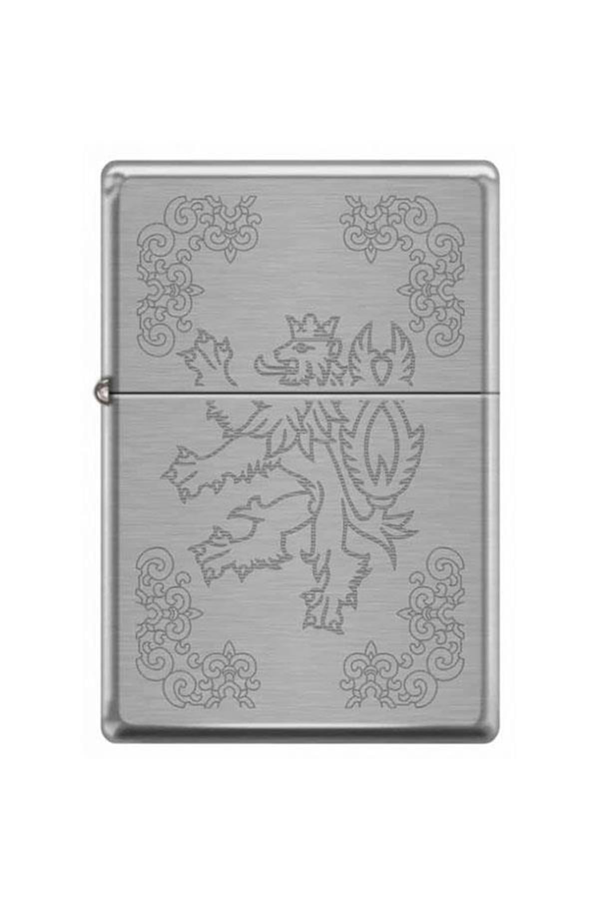 TR5068,Zippo Çakmak Vintage Czech Lion