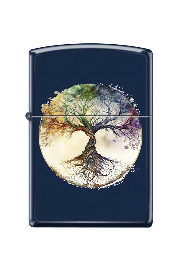 TR7454,Zippo Çakmak 239-115780 Colorful Tree Design