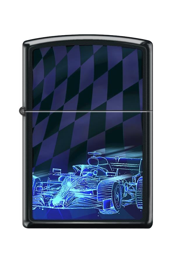 TR7523,Zippo Çakmak Black Light Car Design 218-115979